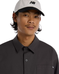 Numeric Button Up Shirt in Faded Black