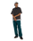 Numeric Button Up Shirt in Faded Black
