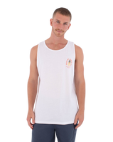The Hurley Mens Printing Press Berjim Vest in White