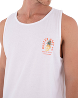 The Hurley Mens Printing Press Berjim Vest in White