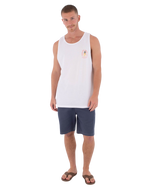 The Hurley Mens Printing Press Berjim Vest in White