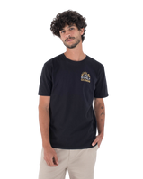 The Hurley Mens Orangic Militia T-Shirt in Black