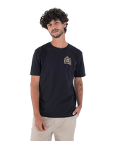 The Hurley Mens Orangic Militia T-Shirt in Black