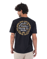 The Hurley Mens Orangic Militia T-Shirt in Black