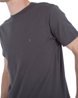 The Hurley Mens Low Tide T-Shirt in Dark Grey