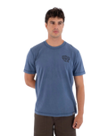 The Hurley Mens Sider T-Shirt in Grey Teal