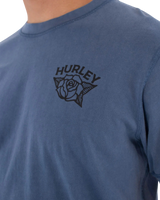 The Hurley Mens Sider T-Shirt in Grey Teal