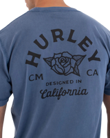 The Hurley Mens Sider T-Shirt in Grey Teal