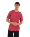 The Hurley Mens Sider T-Shirt in Cherry