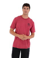 The Hurley Mens Sider T-Shirt in Cherry