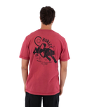 The Hurley Mens Sider T-Shirt in Cherry