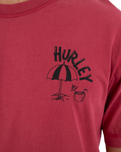 The Hurley Mens Sider T-Shirt in Cherry