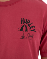 The Hurley Mens Sider T-Shirt in Cherry