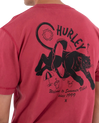 The Hurley Mens Sider T-Shirt in Cherry