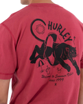 The Hurley Mens Sider T-Shirt in Cherry