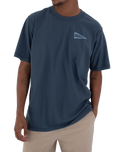 The Hurley Mens Sider T-Shirt in Submarine