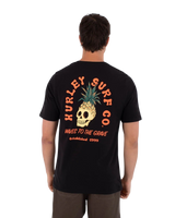 The Hurley Mens Printing Press Berjim T-Shirt in Black
