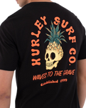The Hurley Mens Printing Press Berjim T-Shirt in Black
