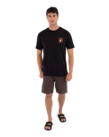 The Hurley Mens Printing Press Berjim T-Shirt in Black