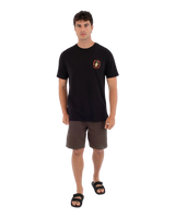 The Hurley Mens Printing Press Berjim T-Shirt in Black