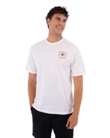 The Hurley Mens Printing Press Bolud T-Shirt in White