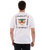 The Hurley Mens Printing Press Bolud T-Shirt in White