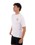 The Hurley Mens Printing Press Bolud T-Shirt in White