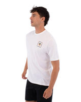 The Hurley Mens Printing Press Bolud T-Shirt in White
