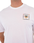 The Hurley Mens Printing Press Bolud T-Shirt in White