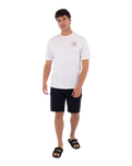 The Hurley Mens Printing Press Bolud T-Shirt in White