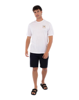The Hurley Mens Printing Press Bolud T-Shirt in White