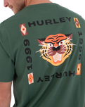 The Hurley Mens Printing Press Bolud T-Shirt in Riverdale