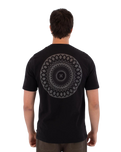 The Hurley Mens Printing Press Cordob T-Shirt in Black