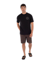 The Hurley Mens Printing Press Cordob T-Shirt in Black