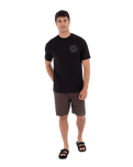 The Hurley Mens Printing Press Cordob T-Shirt in Black