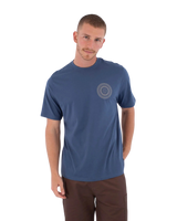 The Hurley Mens Printing Press Cordob T-Shirt in Grey Teal