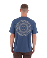 The Hurley Mens Printing Press Cordob T-Shirt in Grey Teal