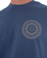 The Hurley Mens Printing Press Cordob T-Shirt in Grey Teal