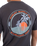 The Hurley Mens Printing Press Enjoy T-Shirt in Dark Stone Grey