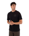The Hurley Mens Printing Press Evy T-Shirt in Black