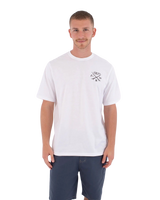 The Hurley Mens Printing Press Evy T-Shirt in White