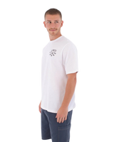 The Hurley Mens Printing Press Evy T-Shirt in White