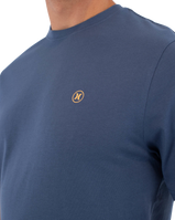 The Hurley Mens Printing Press Icon Circle T-Shirt in Grey Teal