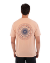 The Hurley Mens Printing Press Pinheiros T-Shirt in Beach Clay