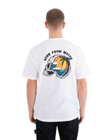 The Hurley Mens Printing Press Digeno T-Shirt in White