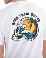The Hurley Mens Printing Press Digeno T-Shirt in White