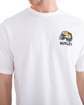 The Hurley Mens Printing Press Digeno T-Shirt in White