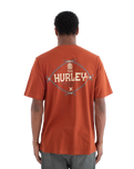 The Hurley Mens Printing Press Osmar T-Shirt in Ranger