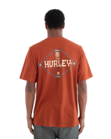 The Hurley Mens Printing Press Osmar T-Shirt in Ranger