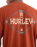 The Hurley Mens Printing Press Osmar T-Shirt in Ranger